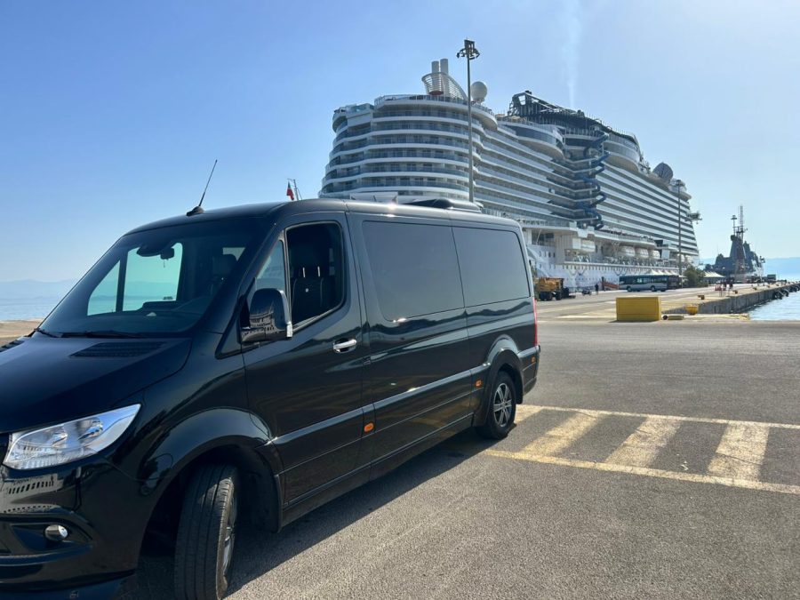 corfu cruise port pick up