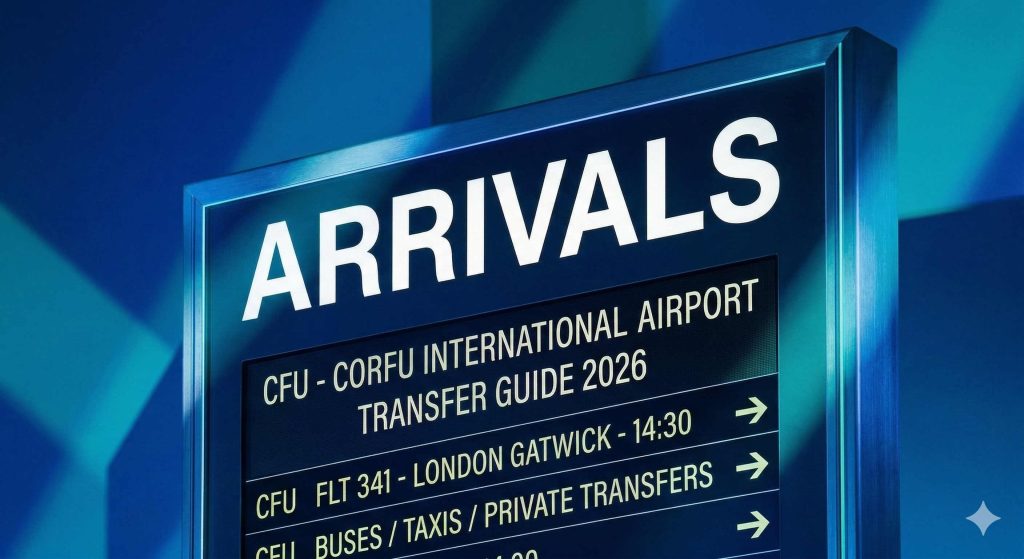 corfu airport transfer guide